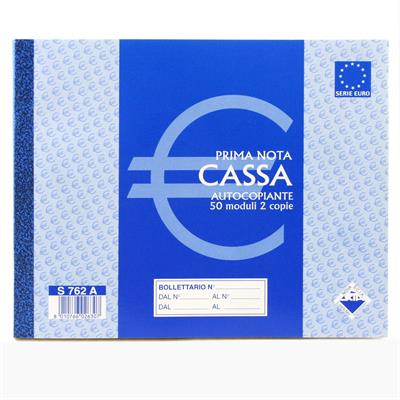 PRIMA NOTA CASSA AUTOCOPIANTE  2 CP