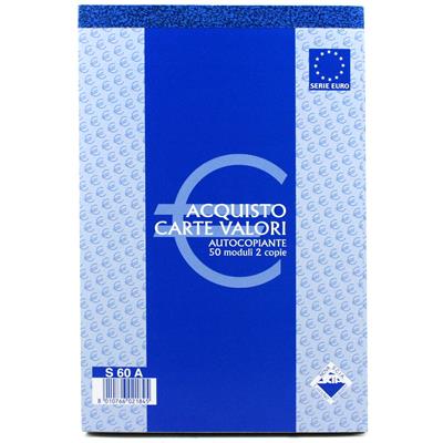 BLOCCHI ACQUISTO CARTE VALORI 2P