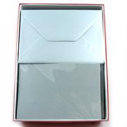 BIGLIETTI E BUSTE ARGENTO 12X18 100/100