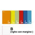 MAXI QUADERNO IN COLOR A4 B 100 GR. 18+1FF 6 COL. ASS. 7