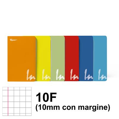 MAXI QUADERNO IN COLOR A4 100 GR. 10F 18+1FF 6 COL. ASS