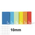 MAXI QUADERNO A4 IN COLOR 80 GR. 20+1FF RIG.10MM 6 COLOR