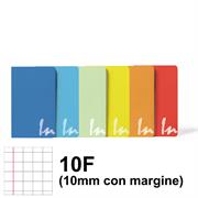 MAXI QUADERNO A4 IN COLOR 80 GR. 20+1FF RIG.10F 6 COLORI