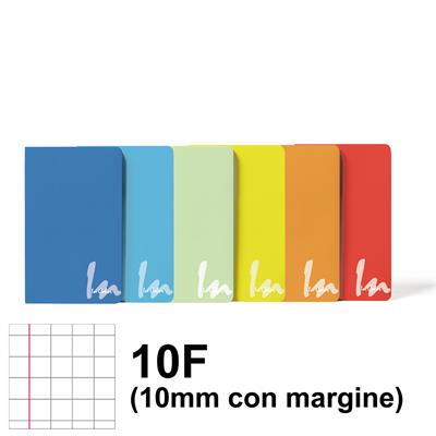 MAXI QUADERNO A4 IN COLOR 80 GR. 20+1FF RIG.10F 6 COLORI