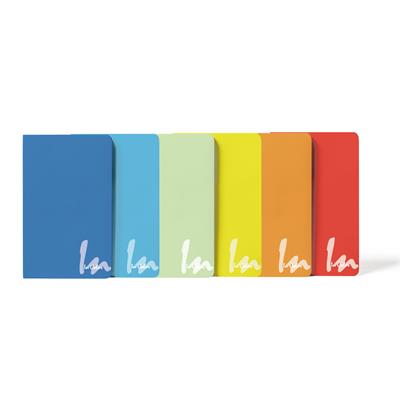 MAXI QUADERNO A4 IN COLOR 80 GR. 20+1FF BIANCO 6 COLORI