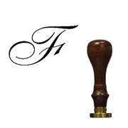 SIGILLO CORSIVO INGLESE CON MANICO F