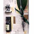 PENNA PIUMA BASE+INCHIOSTRO VERDE 7226