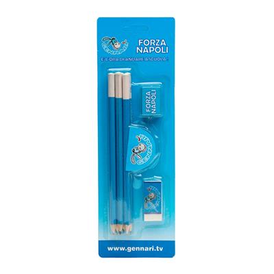 BLISTER 6 MATITE+GOMMA+TEMPERAMATITA GENNARI' 02600521