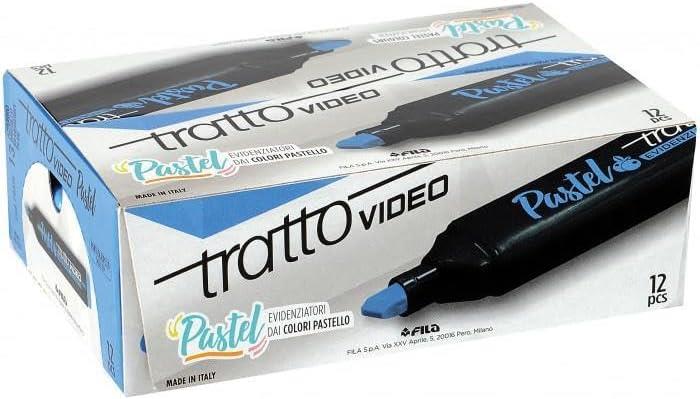 EVIDENZIATORI TRATTO VIDEO PASTEL AZZURRO MIRTILLO