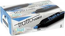 EVIDENZIATORI TRATTO VIDEO PASTEL AZZURRO MIRTILLO