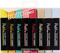EVIDENZIATORI TRATTO VIDEO PASTEL PZ.8