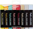 EVIDENZIATORI TRATTO VIDEO PASTEL PZ.8