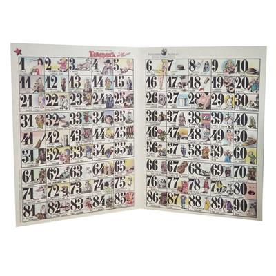CARTELLONE TOMBOLA + 24 CARTELLE