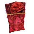 CUSCINO 20X12 ROSSO C/ROSA