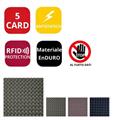 SCUDO CARD 5 POSTI CARBON 1008SCF