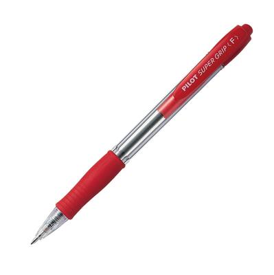 PENNE PILOT SUPER GRIP PUNTA FINE ROSSA BPGP-10R-F