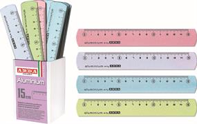 BARATTOLO 24 RIGHELLI ALLUMINIO COLORATO FROST CM 15