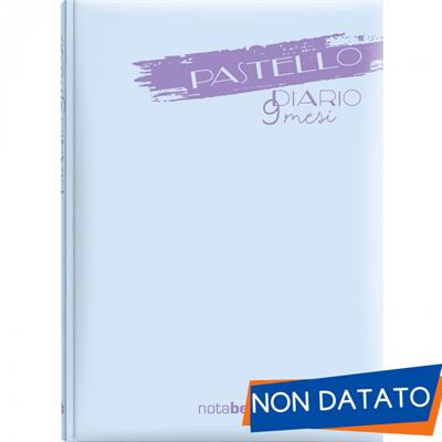 DIARIO 9 MESI NON DATATO PASTELLO - D109-PAS-XX