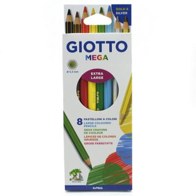 PASTELLI GIOTTO MEGA PZ.8 225400