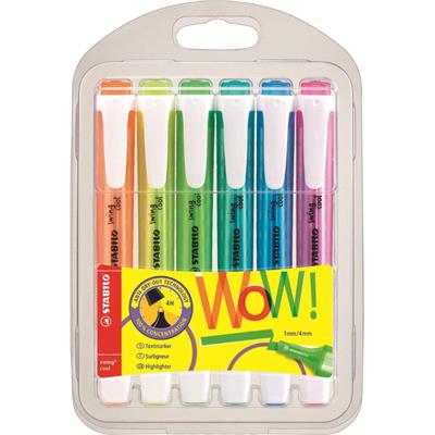 STABILO SWING COOL FLUO ASTUCCIO DA 6 COLORI ASS.