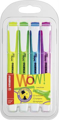 STABILO SWING COOL FLUO ASTUCCIO DA 4 COLORI ASS. 275/4