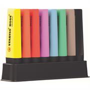 STABILO BOSS DESKSET DA 8 COLORI ASS. FLUO+PASTEL+NATURE