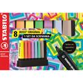 STABILO BOSS DESKSET DA 8 COLORI ASS. FLUO+PASTEL+NATURE
