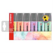 EVIDENZIATORI STABILO BOSS ORIGINAL PASTEL PZ.6 70/6-2