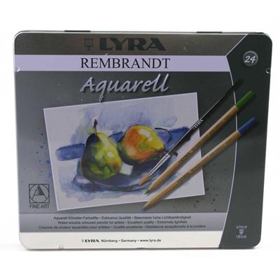 SCATOLA METALLO LYRA REMBRANT AQUARELL 24 PZ. L2011240