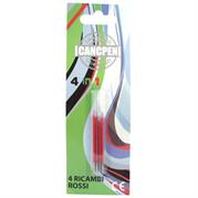 REFILL SF 4 COLORI CANCELLABILI ROSSO BL