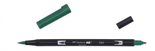 PENNARELLO VERDE MARE DUAL BRUSH DOPPIA PUNTA ABT346
