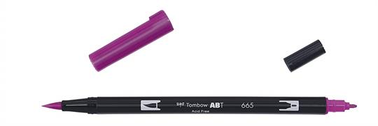 PENNARELLO VIOLA DUAL BRUSH DOPPIA PUNTA ABT665