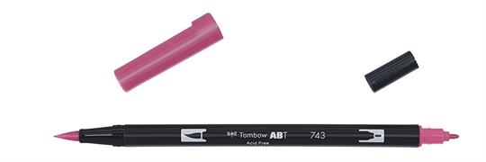 PENNARELLO ROSA CALDO DUAL BRUSH DOPPIA PUNTA ABT743