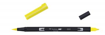 PENNARELLO GIALLO DUAL BRUSH DOPPIA PUNTA ABT055
