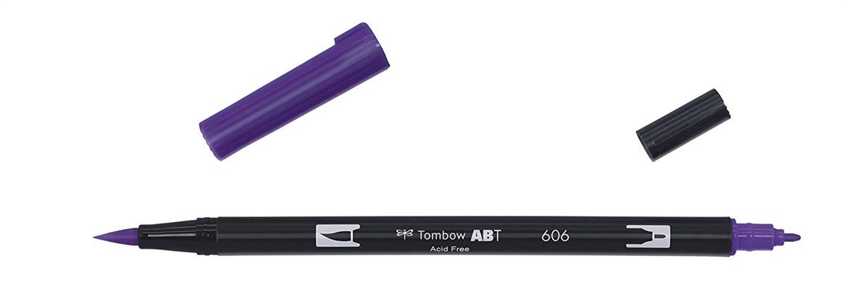 PENNARELLO VIOLETTA DUAL BRUSH DOPPIA PUNTA ABT606