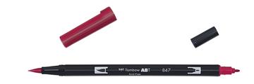 PENNARELLO ROSSO CRIMSON DUAL BRUSH DOPPIA PUNTA ABT847