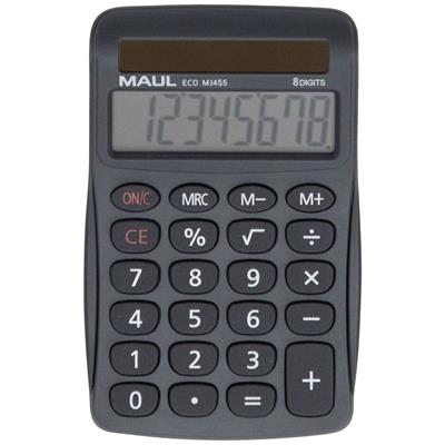 CALCOLATRICE TAVOLO MAUL ECO MJ 455/8 CIFRE MM 110X72X17