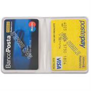 BICARD PORTA CARD IN PVC 2 SCOMPARTI 890C