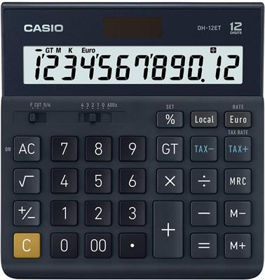 CALCOLATRICE DA TAVOLO CASIO 12 CIFRE DH-12ET