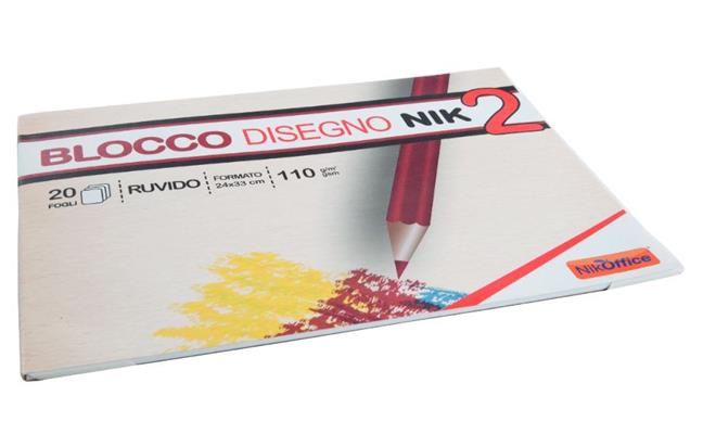 BLOCCO NIK2 24X33 110GR 20FG RUVIDO 41NIK075