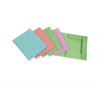 CARTELLA 3L CON ELASTICO 24X33 D 0-1 P@STEL ASS
