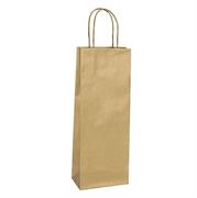 SHOPPER PORTA BOTTIGLIA BARBERA ORO 14X9X38 087035