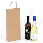 SHOPPER PORTA BOTTIGLIA BARBERA AVANA 18X9X38 088346