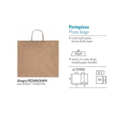 BUSTE PIZZA 37X33X31 AVANA PORTAPIZZA