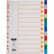 DIVISORI PLASTIFIC. 12 COL F.TO A4  01NIK125