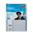 DIVISORI PLASTIFIC. 1-31 F.TO A4 CF.5 01NIK128