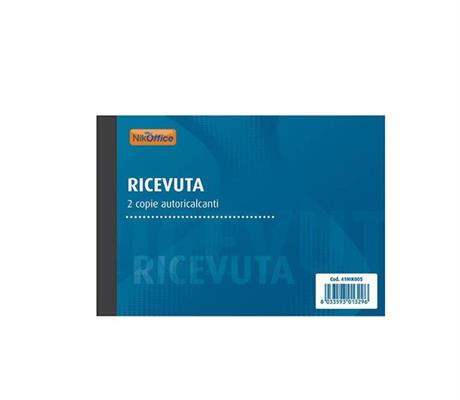 RICEVUTE 2 COPIE  11,5X16,5  41NIK005