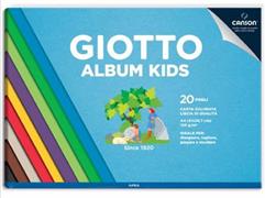 ALBUM GIOTTO KIDS A4 20 FOGLI GR.120 COLORATO