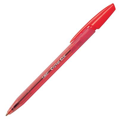 PENNE BIC CRISTAL CLIC ROSSE