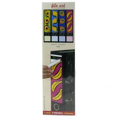 ETICHETTE ADESIVE PER RACCOGLITORI FILE 4+4